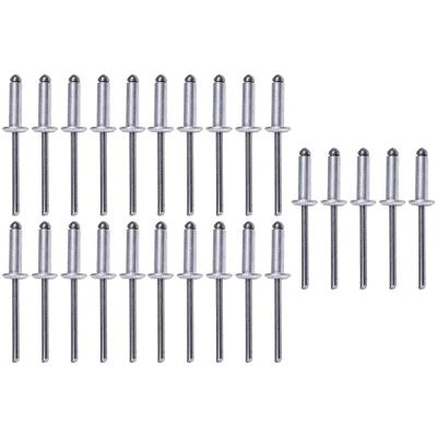 Rebite De Repuxo Alumínio 6,2x35mm 25 Peças Pop Worker
