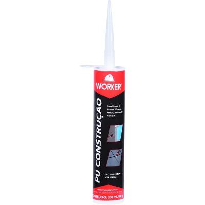 Selante Poliuretano PU 400g Branco Adesivo Construção Worker