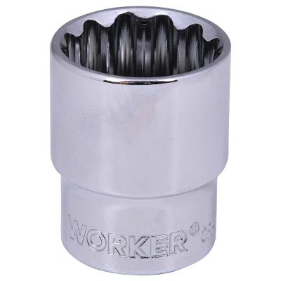 Soquete Estriado 23mm 1/2 Pol Worker Din 3124