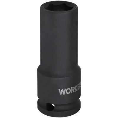 Soquete Sextavado Impacto Longo 1/2'' 17mm Worker