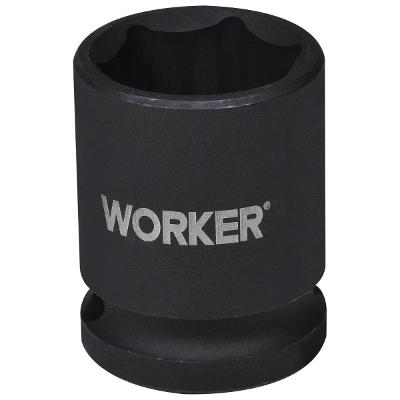 Soquete Sextavado Impacto 21mm Encaixe 1/2'' Worker