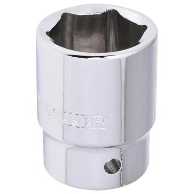 Soquete Sextavado Encaixe 3/4'' 29mm Aço Cromado Worker