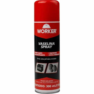 Vaselina Spray 300 Ml 200 G Lubrificante Protetor Worker