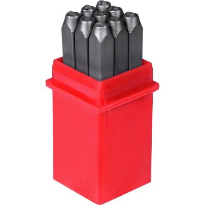 Jogo De Punção 3mm 0 A 9 1/8 Pol Worker Aço Carbono