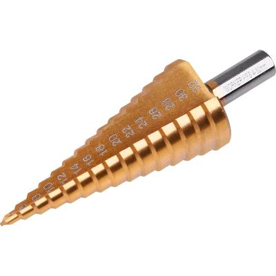 Broca Escalonada Worker 4mm A 32mm Em Aço Rápido Titânio