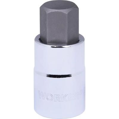 Chave Soquete Hexagonal 17 mm Encaixe 1/2 Polegada Worker