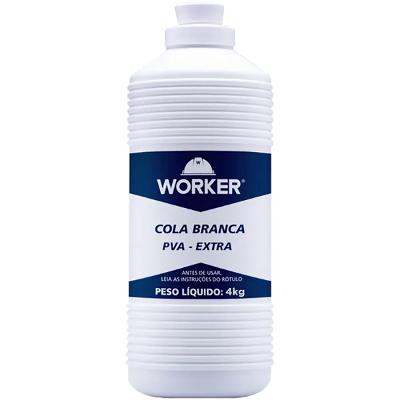 Cola Branca Pva Extra Worker 4kg Profissional 411124