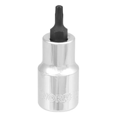 Chave Soquete Torx Encaixe 1/2'' T20 Curto Worker Pro