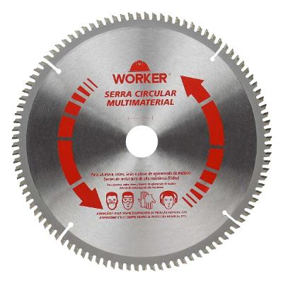Disco De Serra Circular Multimaterial 10'' 80D 30mm Worker