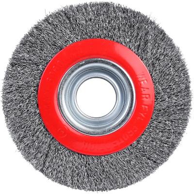 Escova Circular Aço Ondulado 6 Pol X 1 Pol Worker 31,75mm
