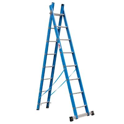 Escada Fibra De Vidro Worker 2,5m A 4,4m 14 Degraus