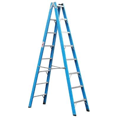Escada De Fibra Dupla Worker 1,80m Com 6 Degraus 297959