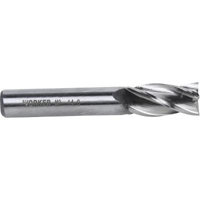Fresa De Topo 14mm Haste 12mm Aço Rápido 4 Cortes Worker