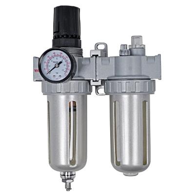 Filtro Regulador Lubrificador Ar Comprimido 1/4 NPT Worker