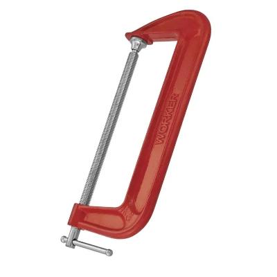 Grampo Tipo C 6 Polegadas 152mm Worker Ferro Fundido