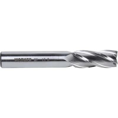 Fresa De Topo Reto 13mm Haste 12mm 4 Cortes Worker 217920