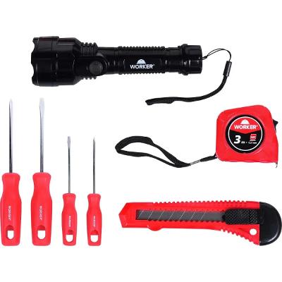 Jogo De Ferramentas 7 Pecas Worker 221812 Manual Kit