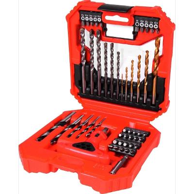 Jogo De Brocas E Bits 50 Peças Worker Kit Para Furadeira