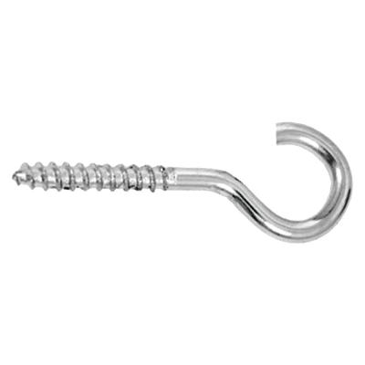 Kit 100 Ganchos Aço Carbono 6,3mm X 70mm Worker Zincado