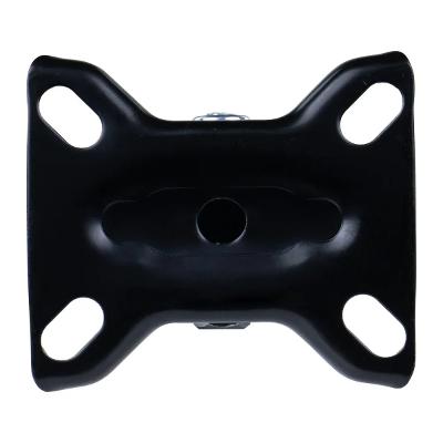 Rodízio Fixo Poliuretano 125mm 125kg 90 Shore A Worker Preto