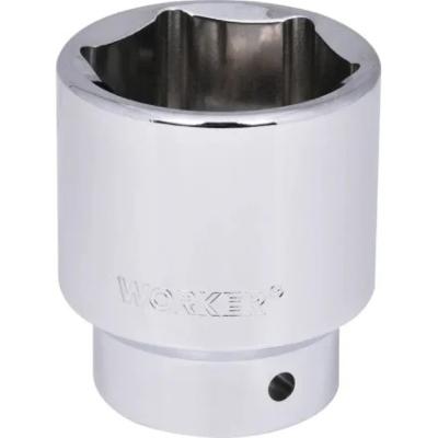 Soquete Sextavado Encaixe 3/4'' 41mm Aço Cromado Worker