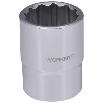 Soquete Estriado 30mm 3/4'' Aço Worker 402150
