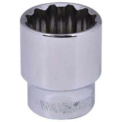 Soquete Estriado 27mm 1/2'' Worker