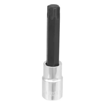 Soquete Torx Longo T-60 Encaixe 1/2 Cromo Vanádio Worker Pro