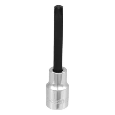 Soquete Torx Longo Encaixe 1/2'' T50 Cromo Vanádio Worker