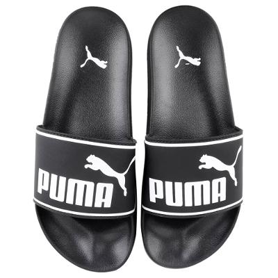 Chinelo Slide Puma Leadcat 2.0 - Branco e Preto