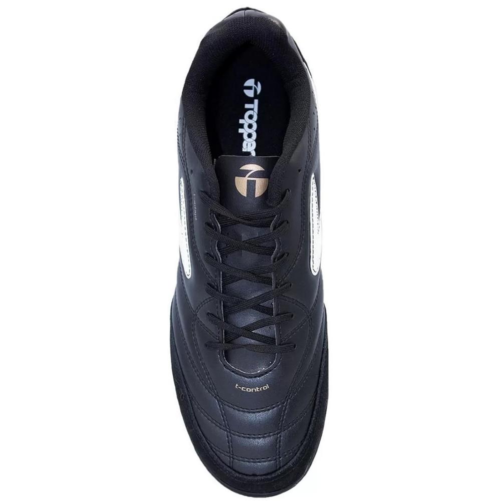 Chuteira Society Topper Maestro Td IV - Preto e Branco - 3