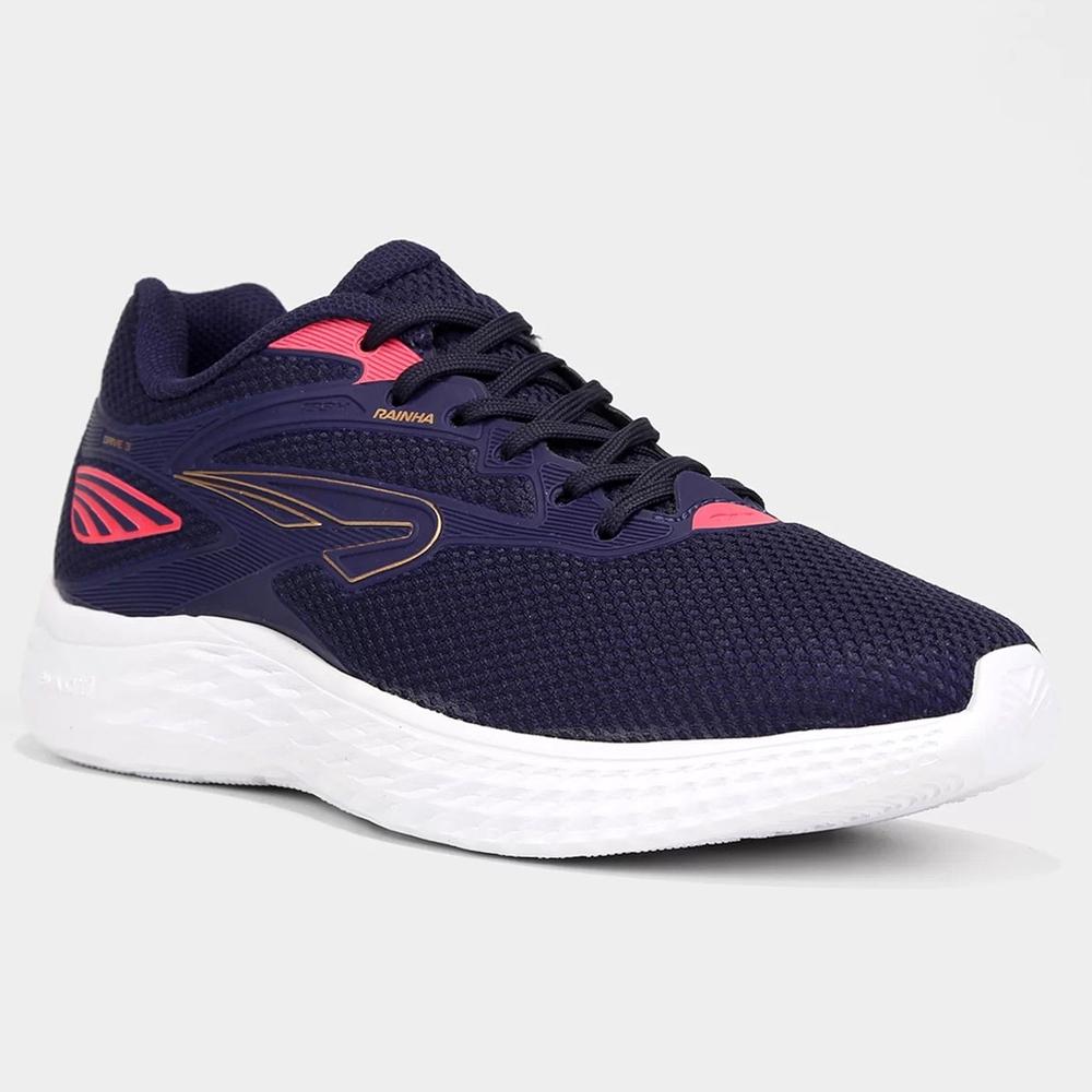 Tênis Rainha Drive III Feminino - Marinho e Pink - 1