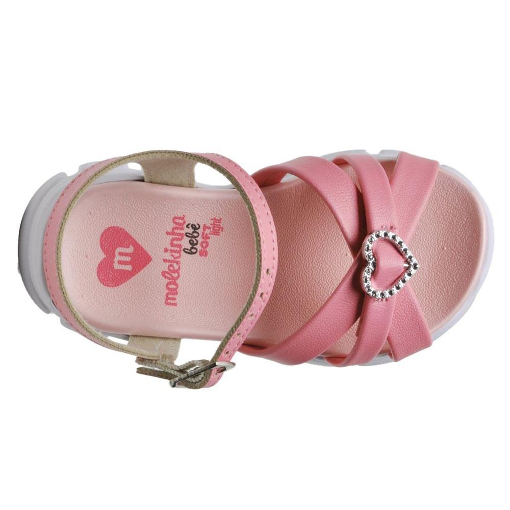 Sandália Infantil Molekinha Bebê Soft Light - Rosa - 3