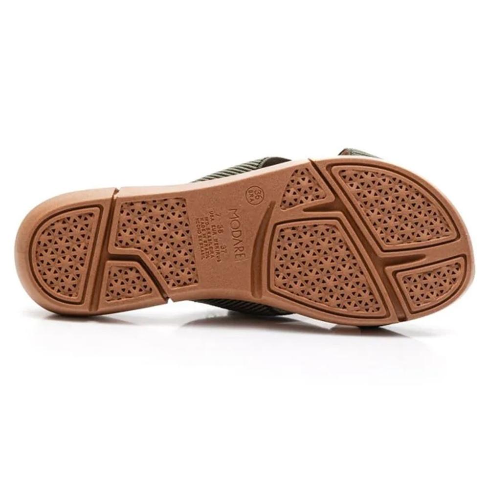 Tamanco Modare UltraConforto Elástico Feminino - Verde Musgo - 4