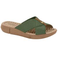 Tamanco Modare UltraConforto Elástico Feminino - Verde Musgo - 1