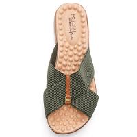 Tamanco Modare UltraConforto Elástico Feminino - Verde Musgo - 2