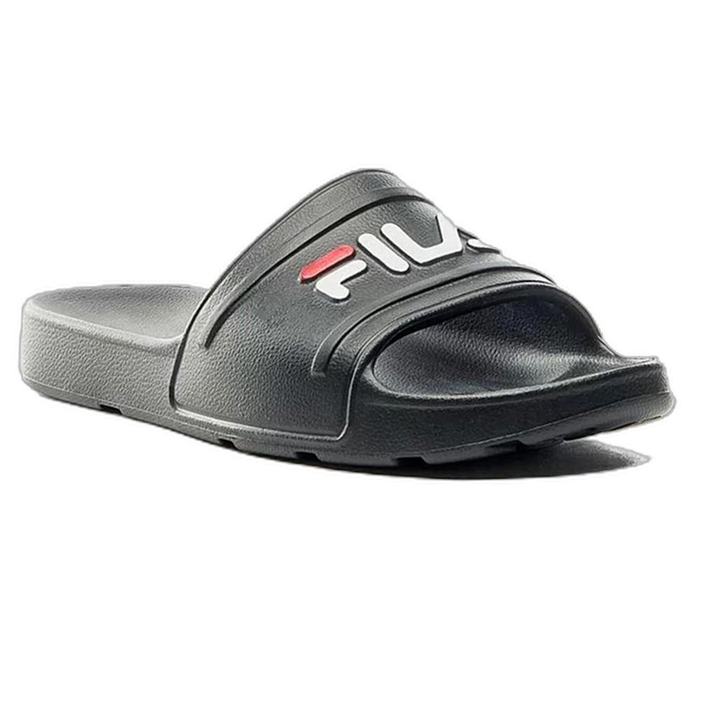 Chinelo Fila Sleek Slide Masculino - Preto e Vermelho - 1