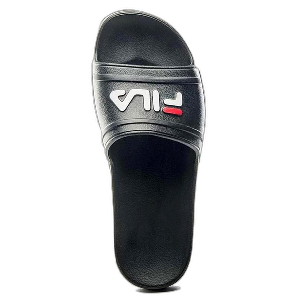 Chinelo Fila Sleek Slide Masculino - Preto e Vermelho - 2