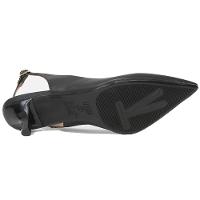 Scarpin Vizzano Slingback Bico Fino Salto Baixo - Preto - 9