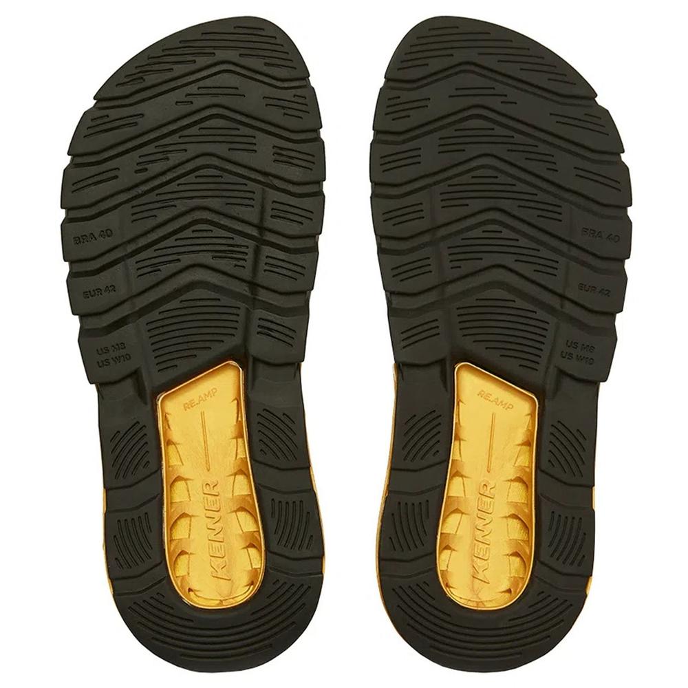 Chinelo Kenner Rakka Elite L7 Masculino - Preto e Dourado - 5