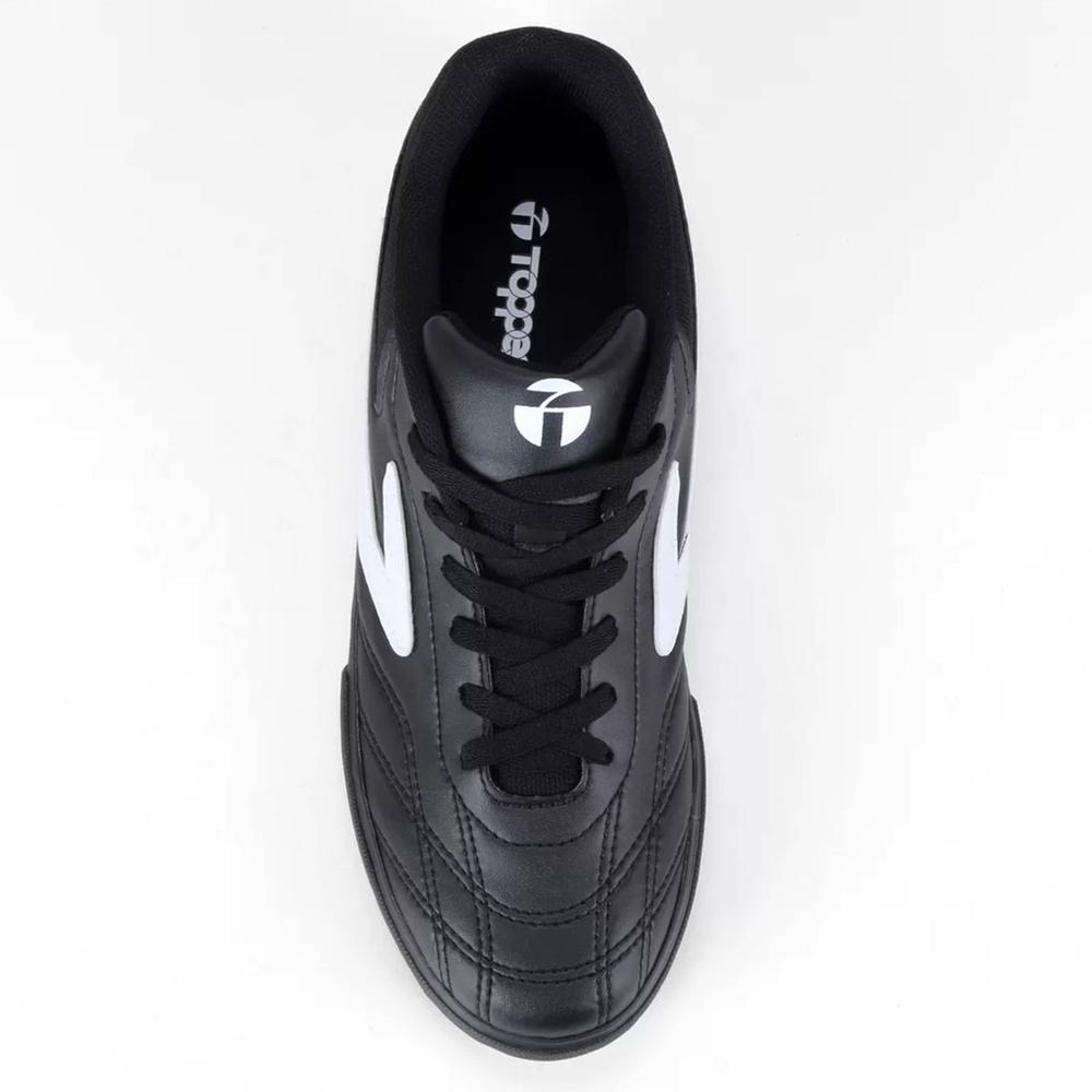 Chuteira Futsal Topper Dominator 3 Lt Masculina - Preto e Branco - 3