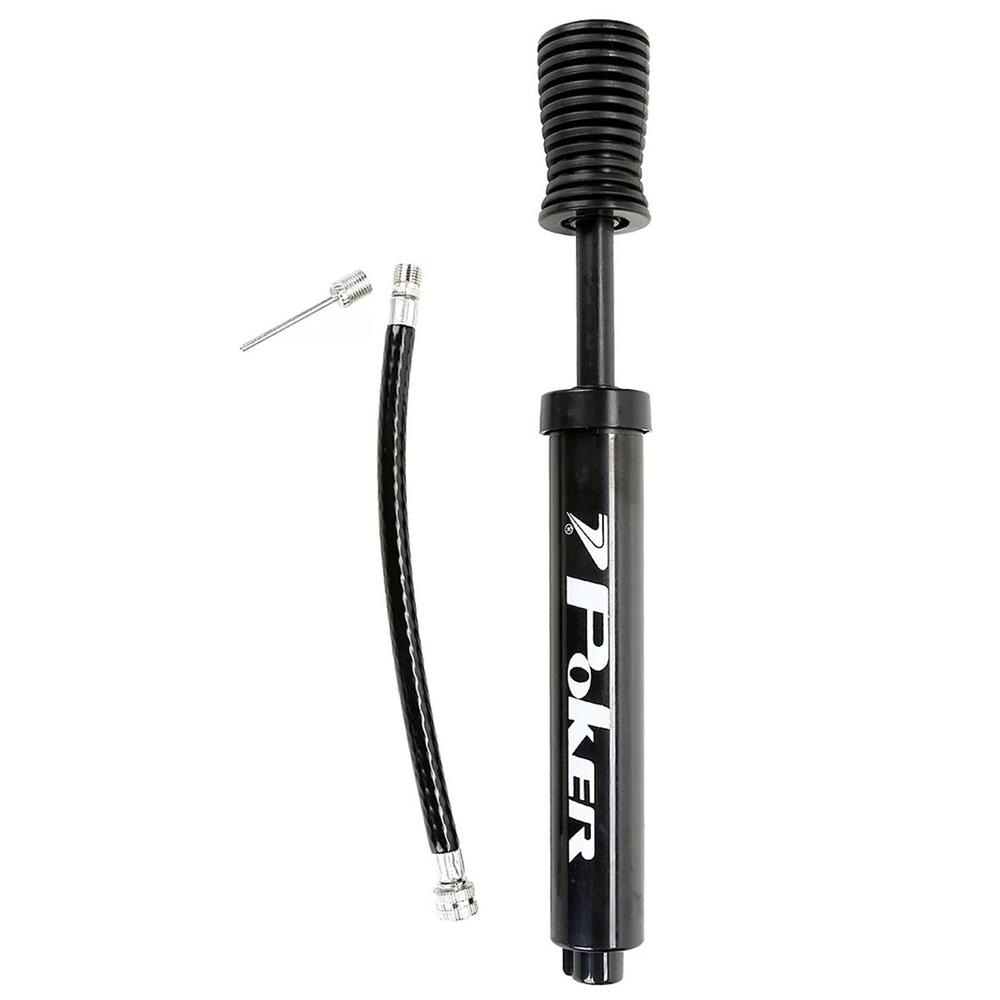 Bomba de Inflar Poker Dupla Ação - Preto - 1