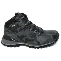 Bota Couro Bull Terrier Elite II Camuflada Masculina - Chumbo