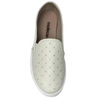 Tênis Slip On Moleca Casual Feminino - Off White - 3