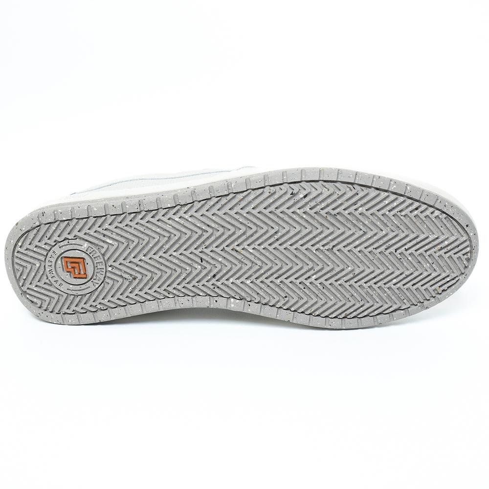 Sapatênis Couro Freeway Track 03 Masculino - Branco e Azul - 5