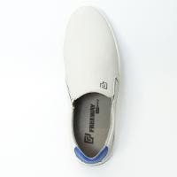 Sapatênis Couro Freeway Track 03 Masculino - Branco e Azul - 3