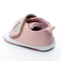 Tênis Molekinha Mini Shine Infantil - Rosa e Prata