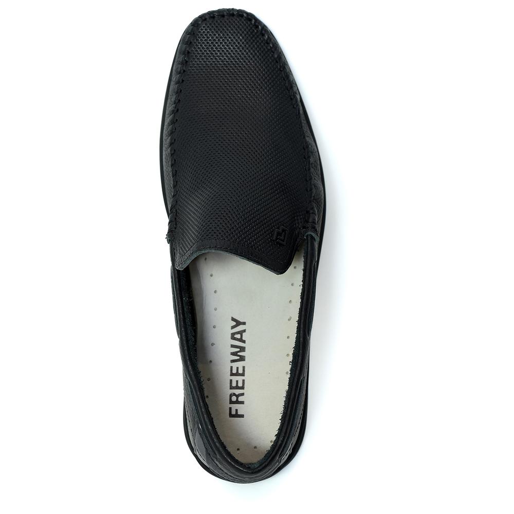 Mocassim Couro Freeway Evora Masculino - Preto - 3