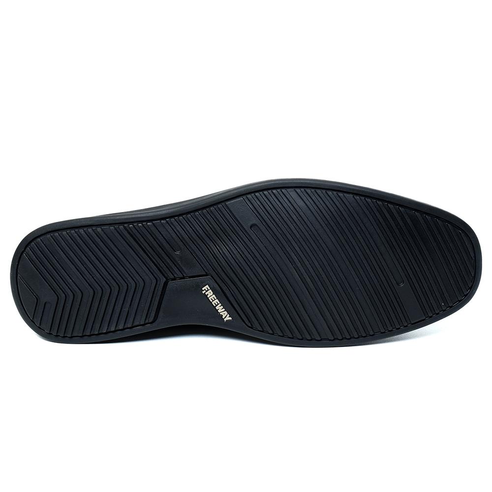 Mocassim Couro Freeway Evora Masculino - Preto - 5