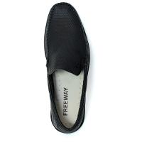 Mocassim Couro Freeway Evora Masculino - Preto - 3